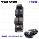 สวิทช์ สวิตช์ กระจกประตู 1 ชิ้น สีดำ สำหรับ Isuzu D-Max 4Dr TFR ปี 2003-2011